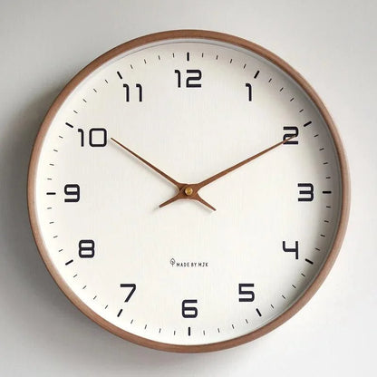 Reloj De Pared basic Silencioso Color blanca Clásico Quartz