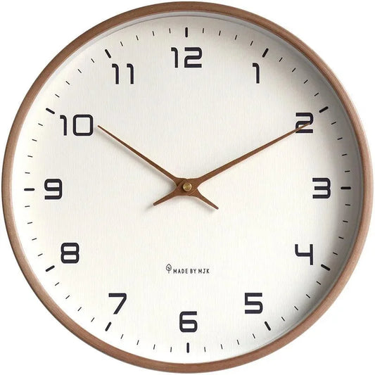 Reloj De Pared basic Silencioso Color blanca Clásico Quartz