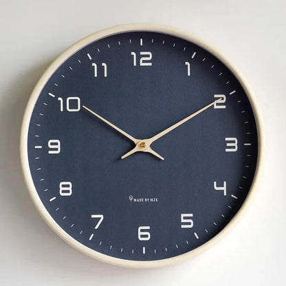 Reloj De Pared basic Silencioso Color blanca Clásico Quartz